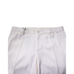 Dolce & Gabbana White Polyester Tapered Formal Trouser Pants PAN76645-50