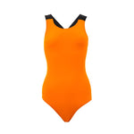 Dolce & Gabbana Orange Polyester One-Piece Swimsuit DO-9586670-IT2 | S