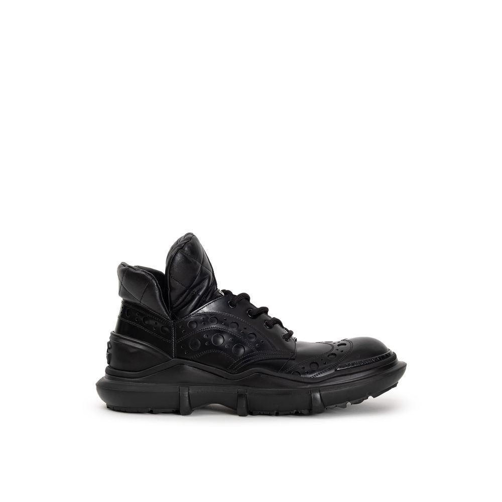 Dolce & Gabbana Black Leather Oxfords And Derby DO-9577676-EU42/US9