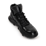 Dolce & Gabbana Black Leather Oxfords And Derby DO-9577676-EU42/US9