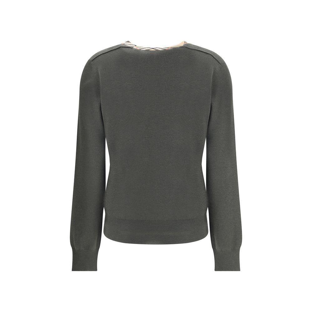 Burberry Wool Pullover with Check BU-8112170C1748-L