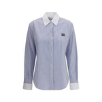 Miu Miu Striped Shirt MI-MK1972SOOO174TF0W3B-IT38 | S