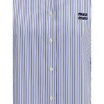 Miu Miu Striped Shirt MI-MK1972SOOO174TF0W3B-IT38 | S