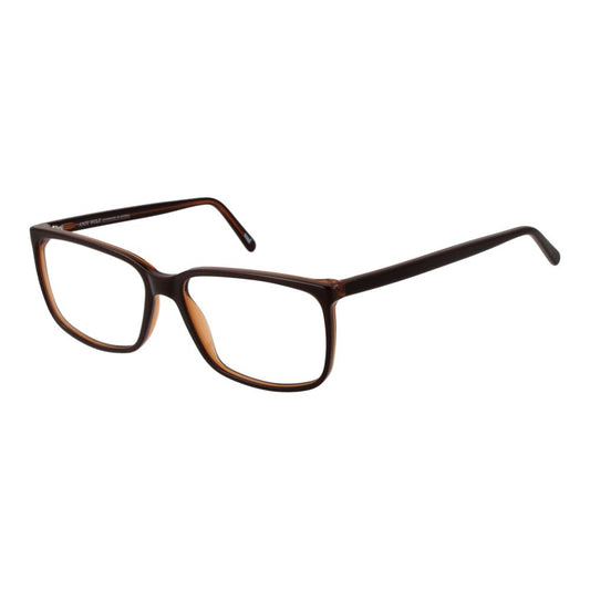 Andy Wolf Brown Unisex Glasses Frame