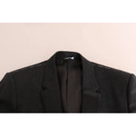 Dolce & Gabbana Gray Patterned Wool 3 Piece Slim Suit KOS1065-54