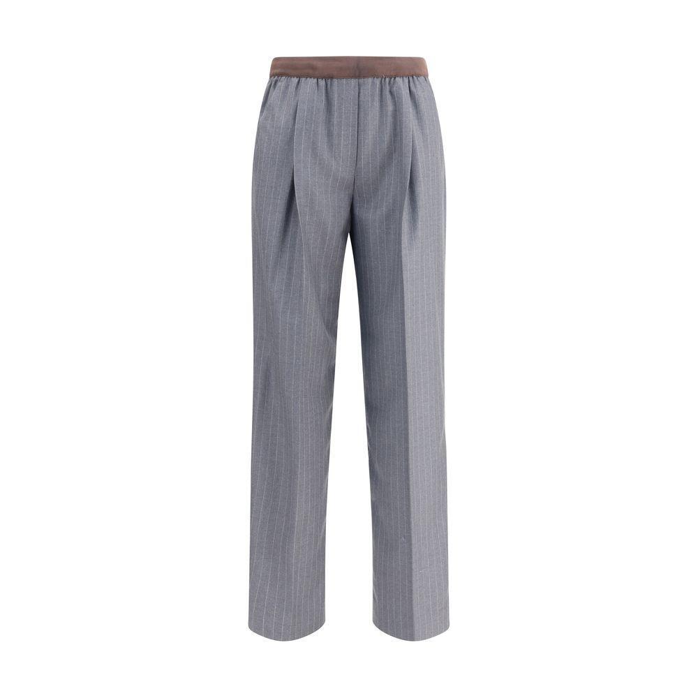 Miu Miu Striped Pants MI-MP1925SOOO174XF0480-IT40 | M
