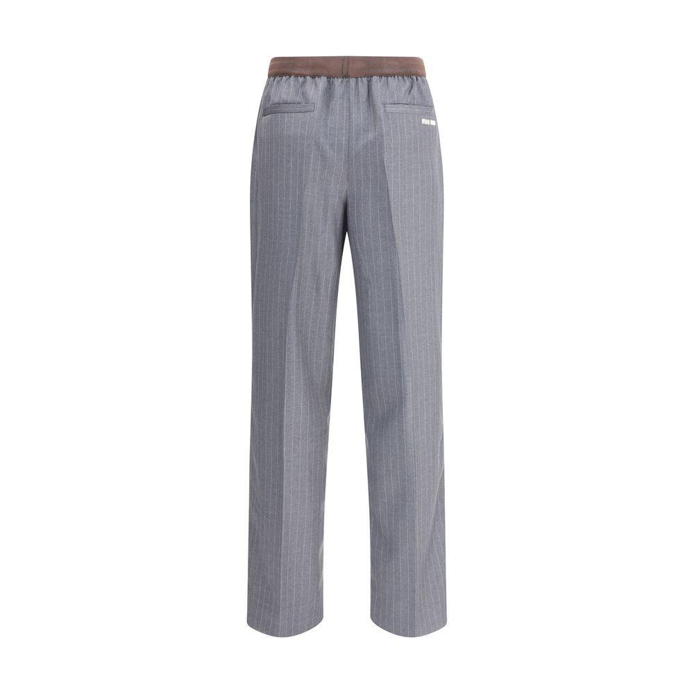 Miu Miu Striped Pants MI-MP1925SOOO174XF0480-IT40 | M