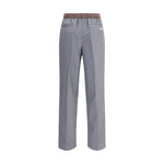 Miu Miu Striped Pants MI-MP1925SOOO174XF0480-IT40 | M