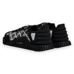 Dolce & Gabbana Black Logo Lace Up Low Top NS1 Sneakers MV7209-43