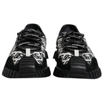 Dolce & Gabbana Black Logo Lace Up Low Top NS1 Sneakers MV7209-43