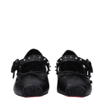 Christian Louboutin Black Leather Ballet Flats LO-9489348067593-EU39/US9