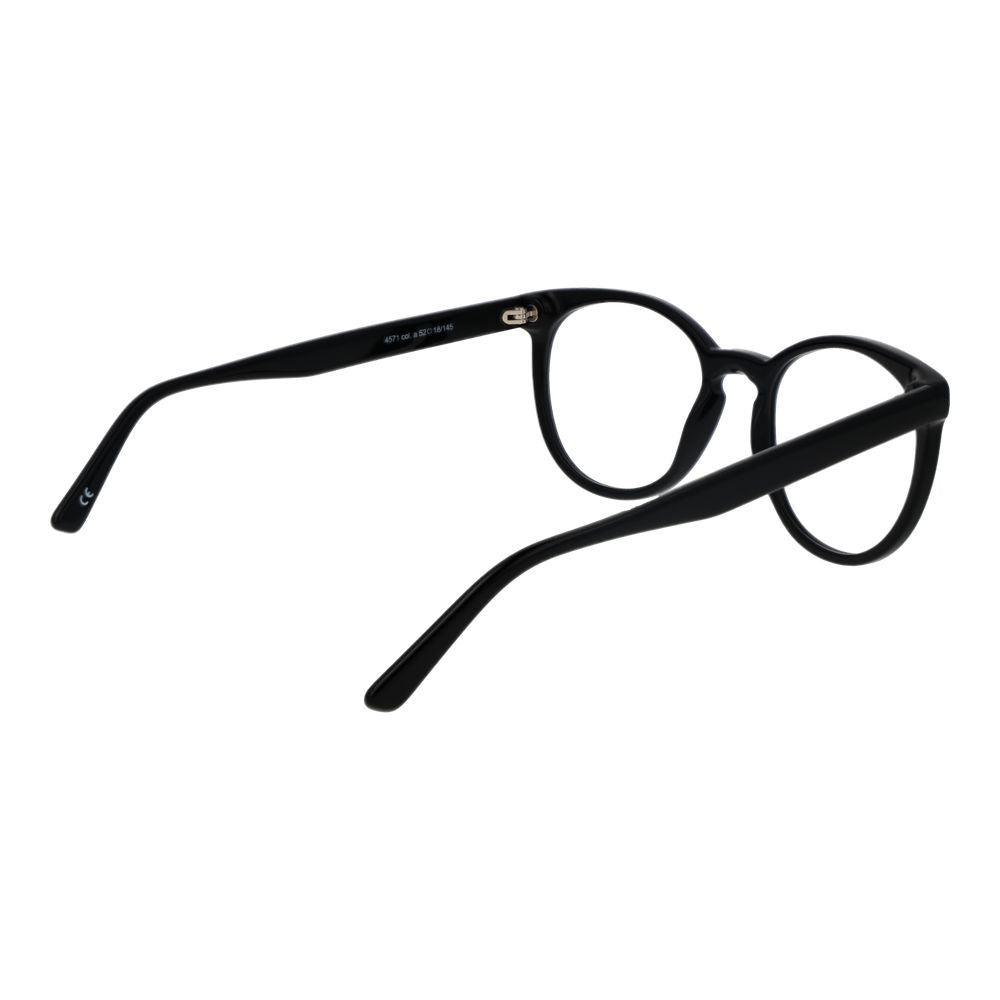 Andy Wolf Black Unisex Glasses Frame