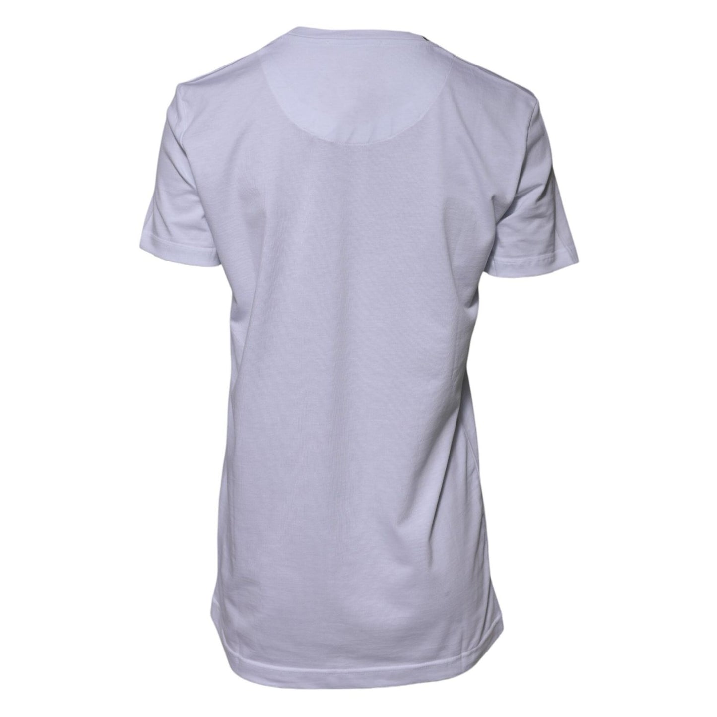 Dolce & Gabbana White Cotton Goodluck 2023 Crew Neck T-shirt TSH90630-42