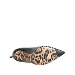 Dolce & Gabbana Black Calf Leather Stiletto Heels Pumps Shoes LA12788-37.5