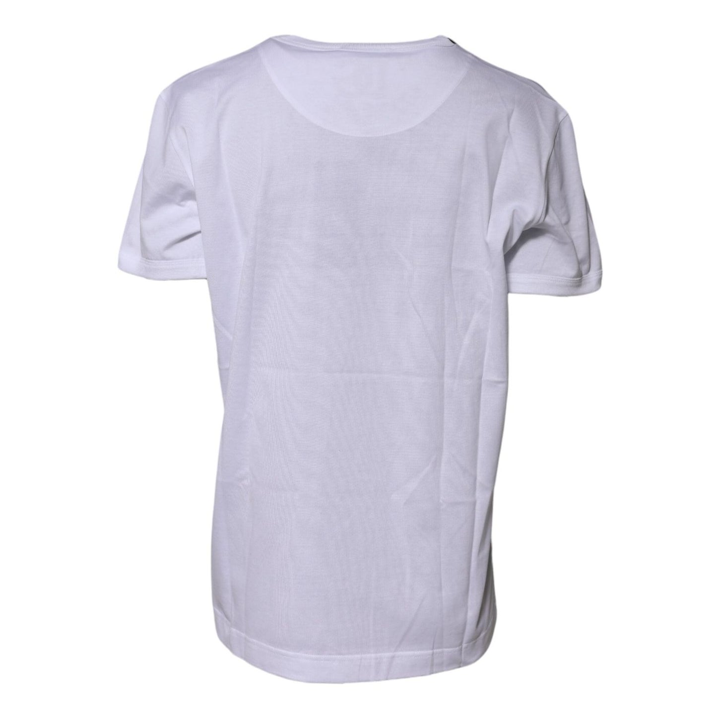 Dolce & Gabbana White Cotton Goodluck 2022 Crew Neck T-shirt TSH90680-42