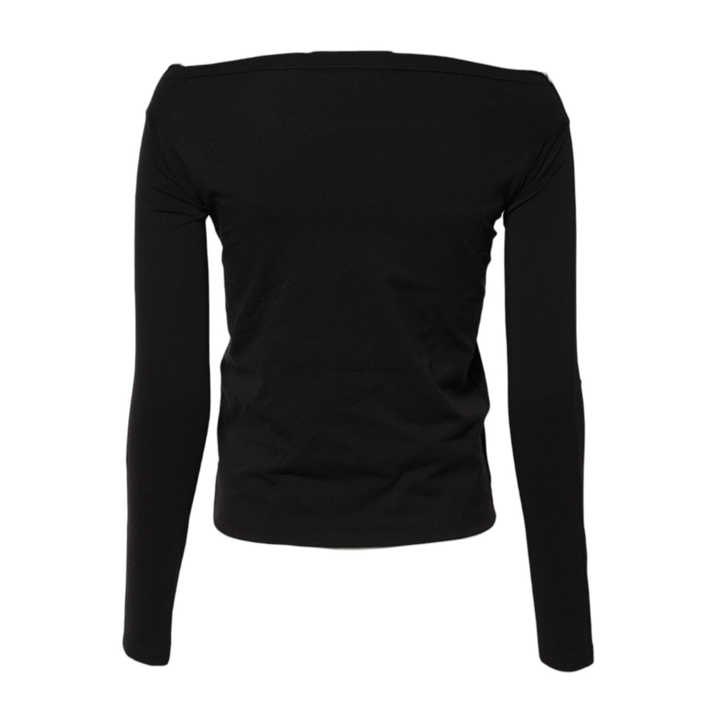 Dolce & Gabbana Black Wool Shrug Crew Neck Pullover Sweater TSH90732-40