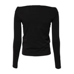 Dolce & Gabbana Black Wool Shrug Crew Neck Pullover Sweater TSH90732-40