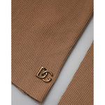 Dolce & Gabbana Brown Knit Long Sleeves Turtleneck Sweater TSH90735-36