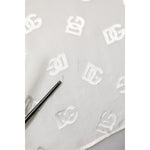 Dolce & Gabbana Off White Logo Monogram Ascot Collar Top TSH90738-38