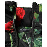 Dolce & Gabbana Multicolor Floral Puffer Coat Full Zip Jacket JKT41501-42