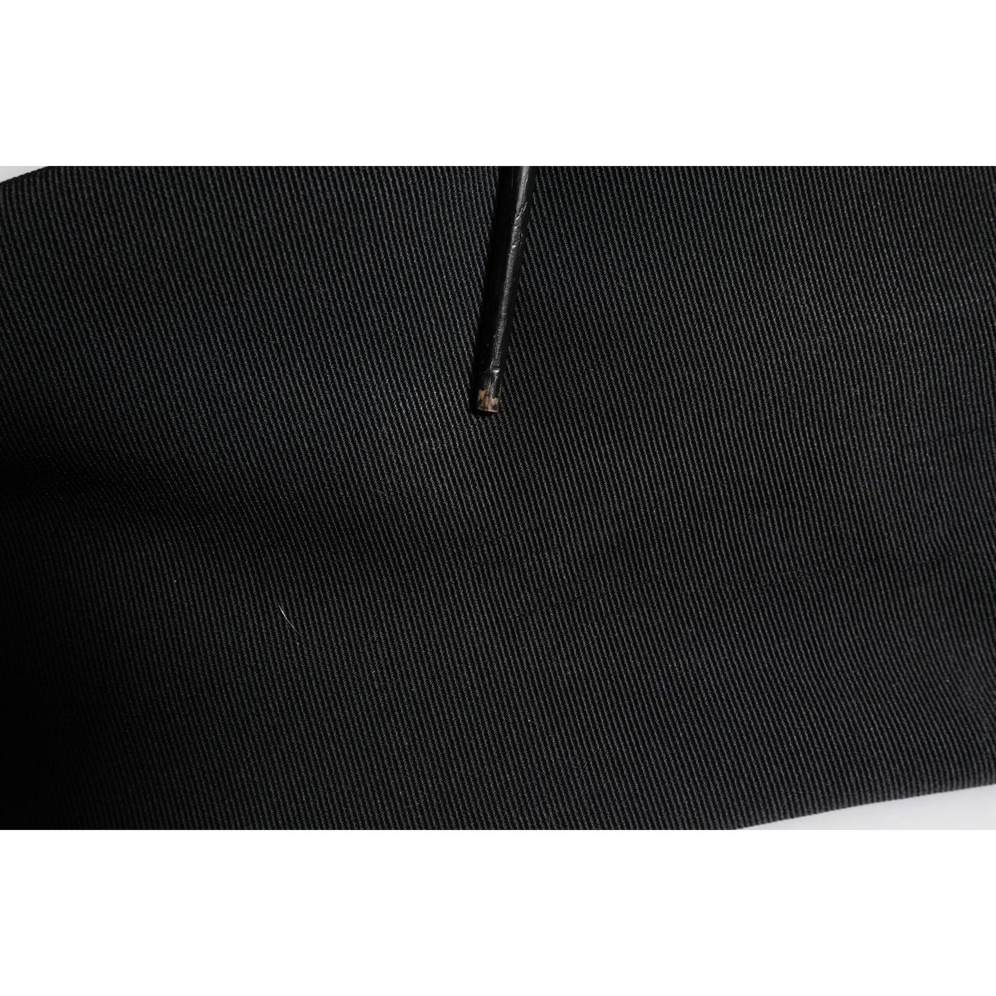 Dolce & Gabbana Black Acetate HighWaist Tapered Trouser Pants PAN76690-40