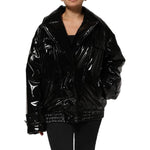 Dolce & Gabbana Polyester Black Quilted Puffer Coat Jacket JKT41505-38