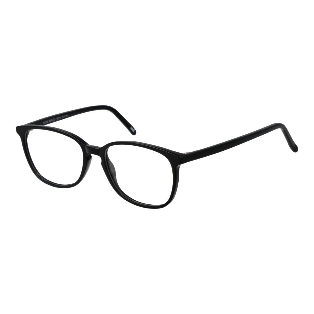 Andy Wolf Black Unisex Glasses Frame