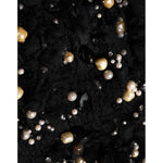 Dolce & Gabbana Black Viscose Pearl Embellishment Shift Dress DR81787-42