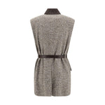Brunello Cucinelli Wool Gilet BR-MG5307497C6286-IT40 | M