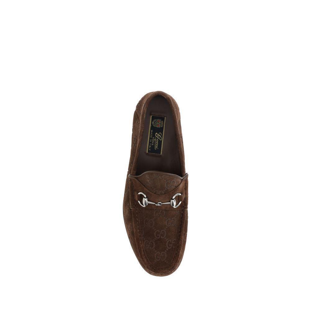 Gucci Suede Horsebit 1953 Loafers GU-816185AADWC2256-EU43/US10