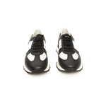 Cerruti 1881 Black Calfskin Men Sneaker