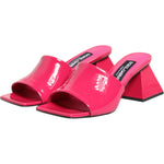 Dolce & Gabbana Pink Open Toe Block Heel Mules Sandals Shoes LA12909-35