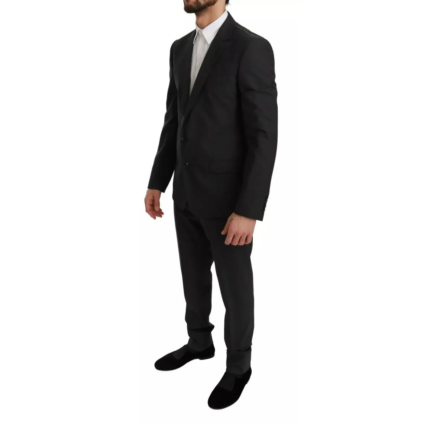 Dolce & Gabbana Slim Fit MARTINI Wool Gray Suit KOS1766-48
