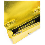 Ferrari Metal Yellow GT patent leather bag with chain FE8056121179042