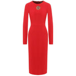 Dolce & Gabbana Red Viscose Dress DO-15966-IT40|S