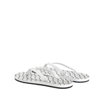 Dolce & Gabbana Black White Logo Beachwear Flats Slipper Shoes MV7896-44