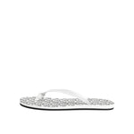 Dolce & Gabbana Black White Logo Beachwear Flats Slipper Shoes MV7896-44