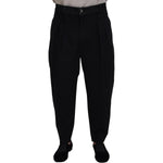 Dolce & Gabbana Black CottonStretch Loose DenimTrouser Jeans PAN74311-54