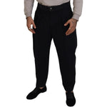 Dolce & Gabbana Black CottonStretch Loose DenimTrouser Jeans PAN74311-54