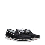 Christian Louboutin Black Leather Slip-On Loafers LO-9489379197193-EU41/US8