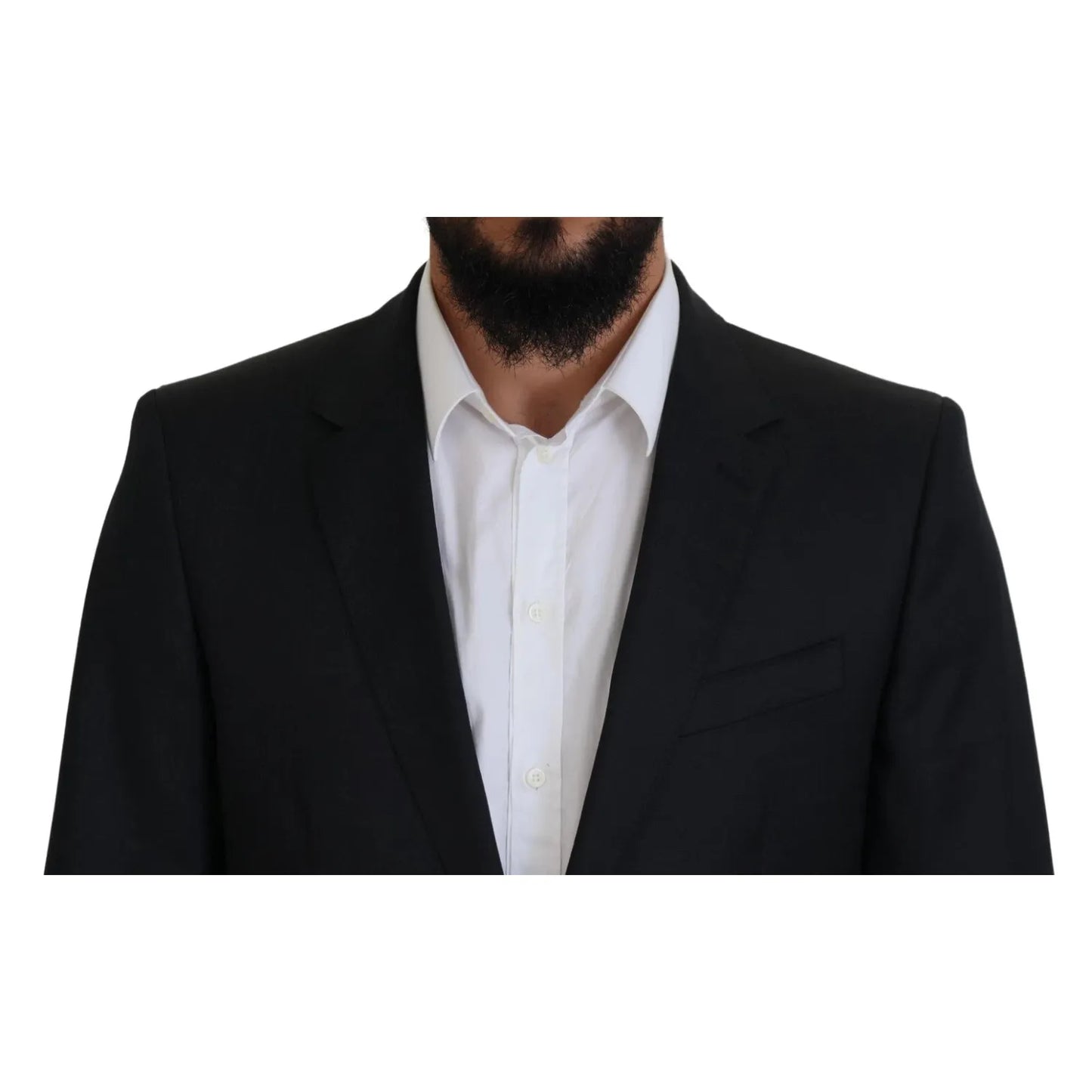 Dolce & Gabbana Melange Grey Wool 2 Piece MARTINI Suit KOS2002-52