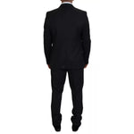 Dolce & Gabbana Melange Grey Wool 2 Piece MARTINI Suit KOS2002-52
