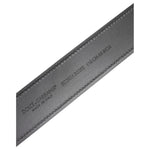 Dolce & Gabbana Black Leather Classic Metal Logo Buckle Belt BEL9603-85
