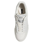 Dolce & Gabbana White Miami Leather Low Top Men Sneakers Shoes MV7788-40