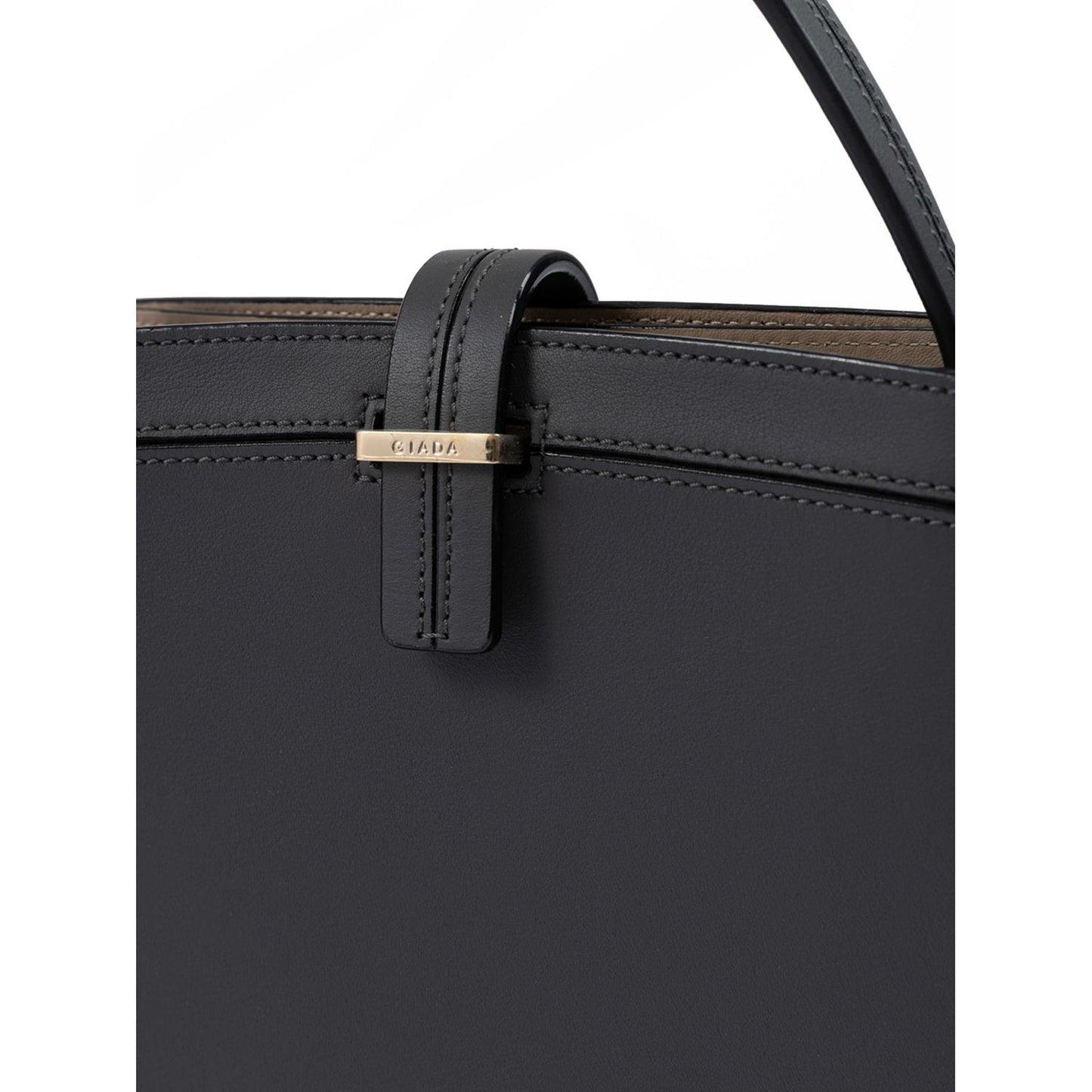Giada Anthracite Leather Shoulder Bag GI300725-1