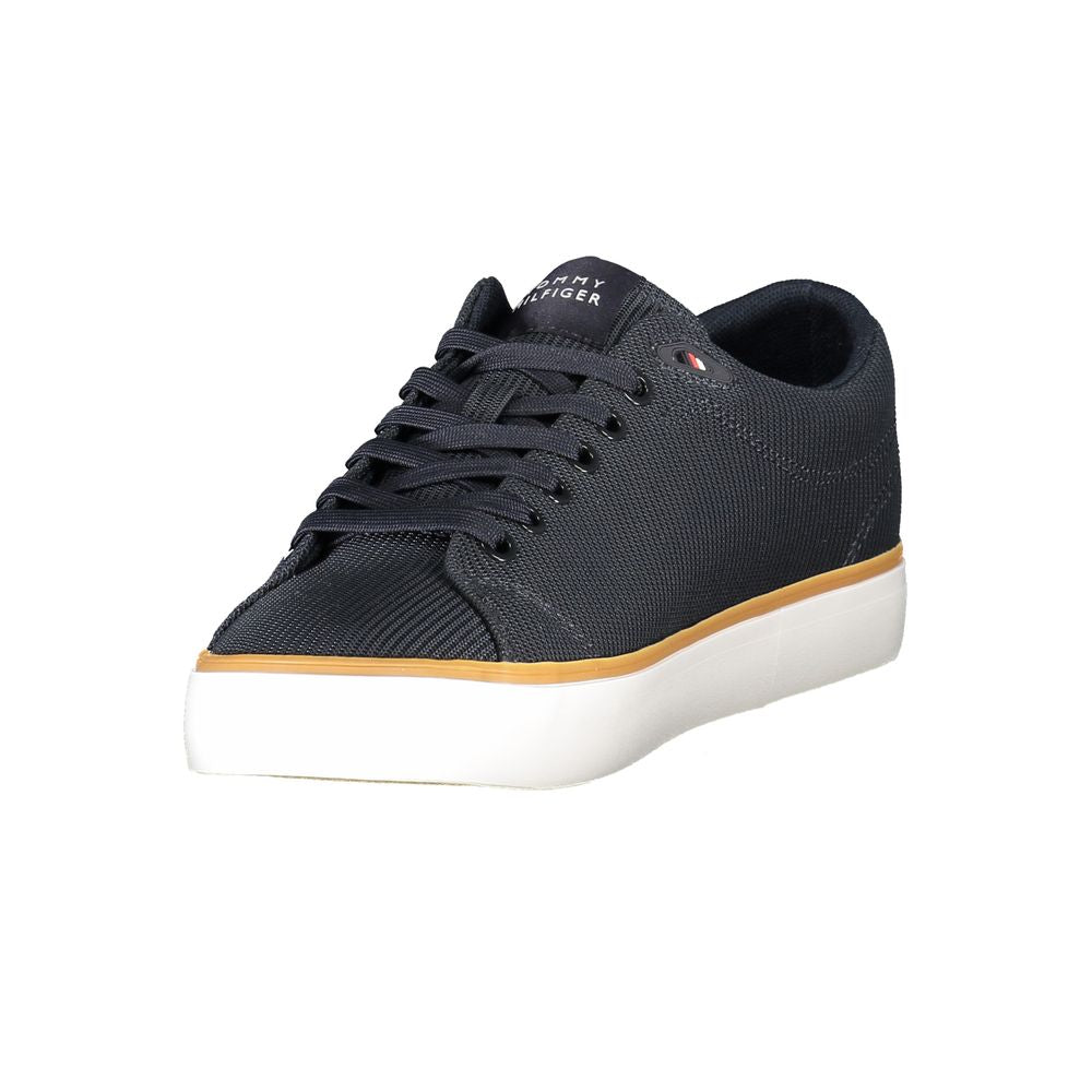 Tommy Hilfiger Blue Polyester Men Sneaker TO-39383-EU40/US7