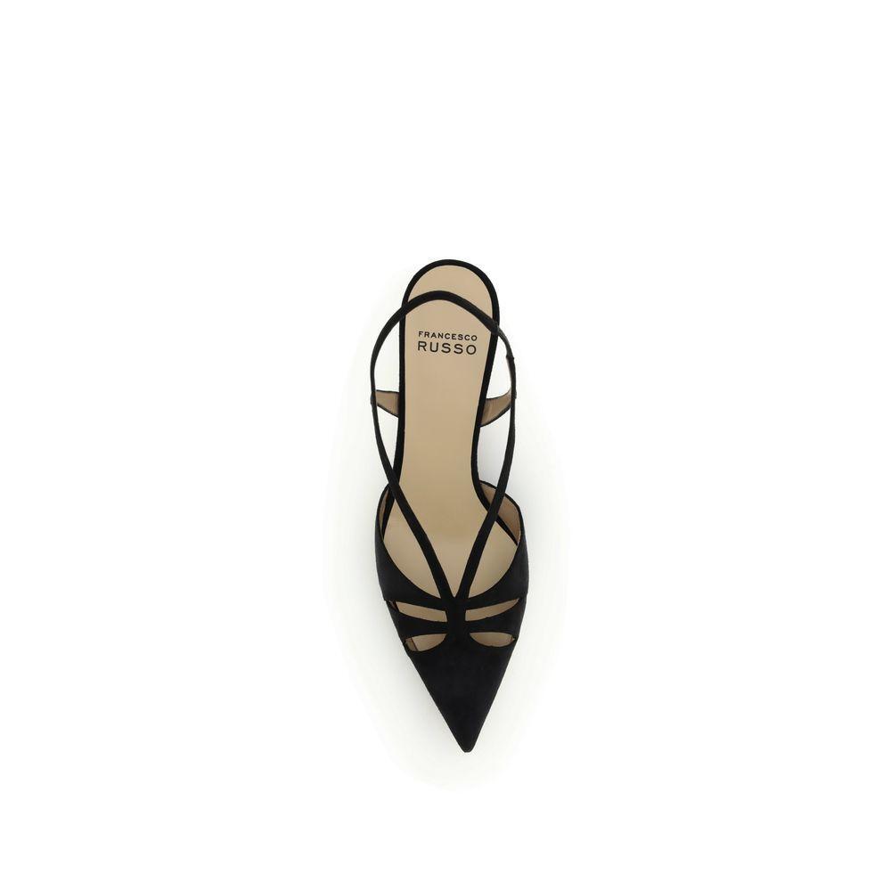 Francesco Russo Suede leather Décolleté FR-R1P922300-EU35.5/US5.5