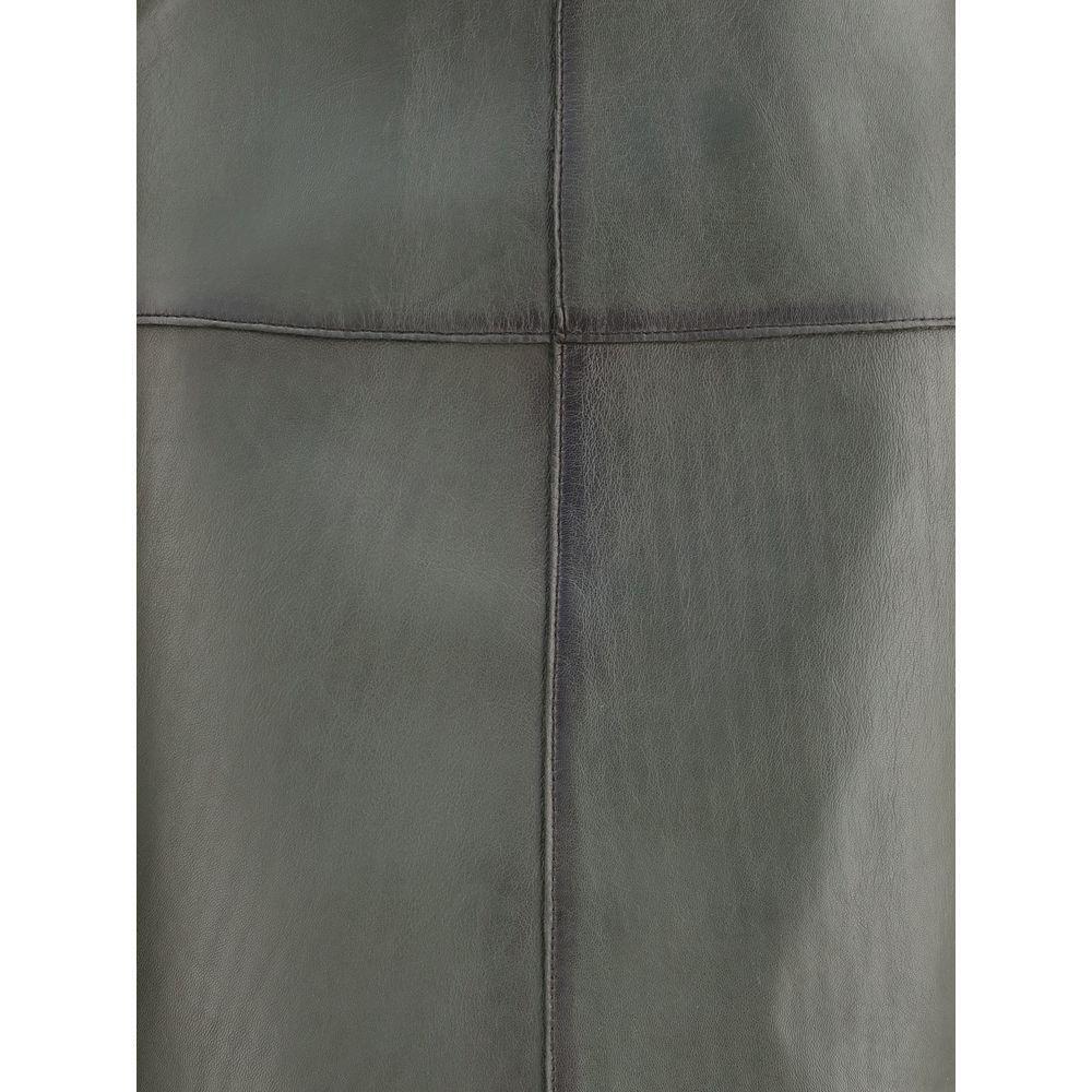 P.A.R.O.S.H. Leather pencil Skirt PA-D620647S007-M
