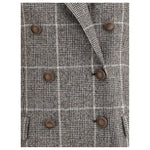 Brunello Cucinelli Alpaca and wool Prince de Galles Blazer BR-MV4037053C011-IT38 | S