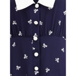 Alessandra Rich Bow patterned Dress AL-FABX41131844-IT38 | S